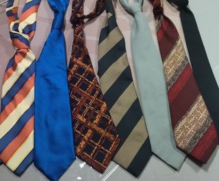 Lote de 6 corbatas de vestir