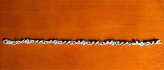 Pulsera Plata y Esmalte Niña