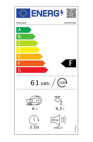 Lavavajillas Klarstein Negro