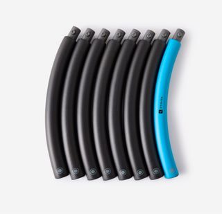 Hula Hoop Fitness Lastrado Negro 1,4 kg Decathlon