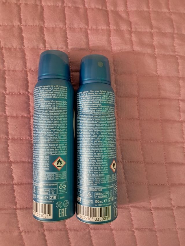 Breeze Deodorante Spray Blue 2pz