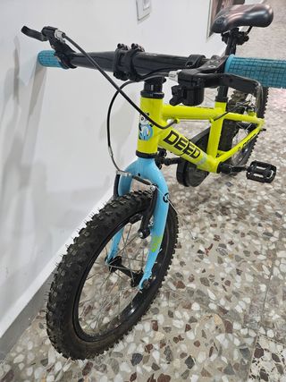 Bicicleta infantil 16' amarilla