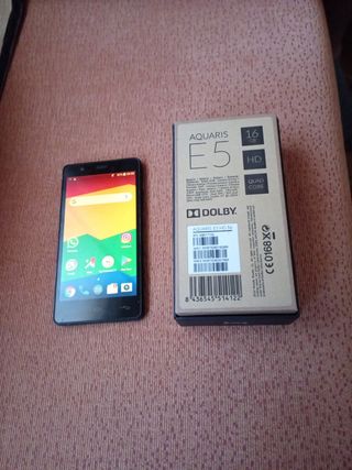 Telefono móvil Bq Aquaris E5 16GB Negro
