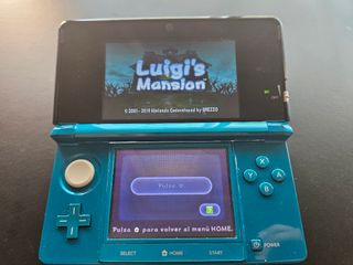 Nintendo 3DS Aqua Blue COMPLETA