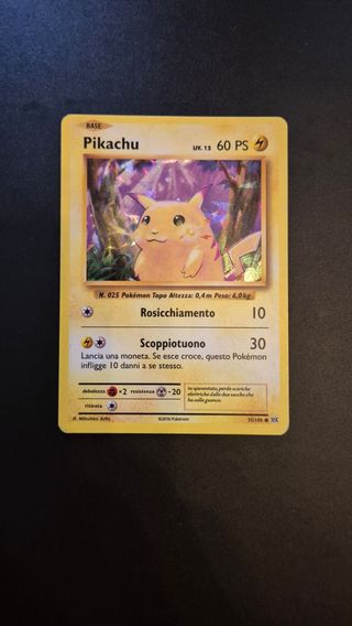 Pikachu XY Holo Carta Pokémon