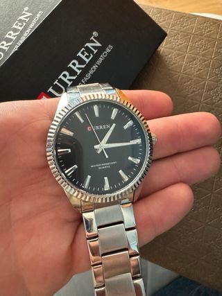 Reloj Curren Elegante Plateado