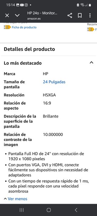 Monitor HP 24o