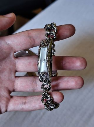 Reloj Just Cavalli Plata y Blanco con certificado