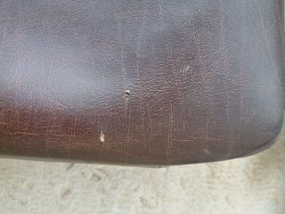 Valigia 24 ore vintage in pelle marrone