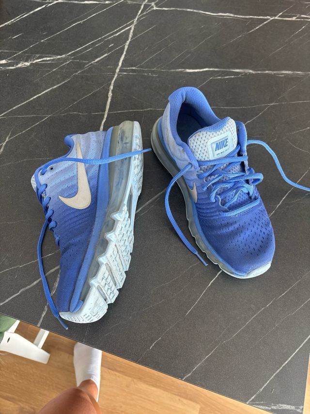 Scarpe Nike Air Max 2017 Blu Usate Poco