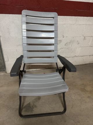2 Sillas Plegables y reclinables Camping Terraza