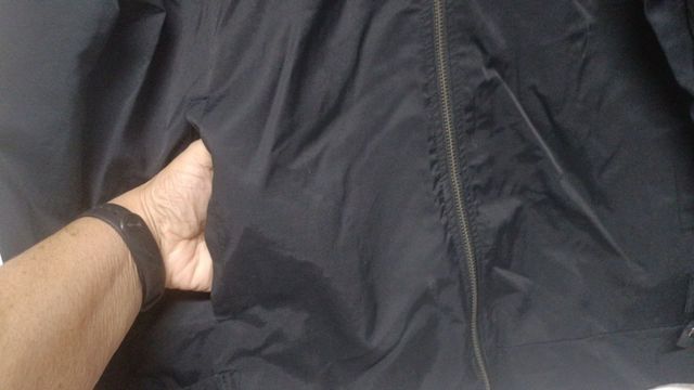 Cazadora Impermeable Stradivarius Negra