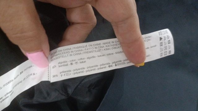 Cazadora Impermeable Stradivarius Negra