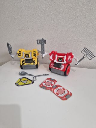 Robots de combate con accesorios