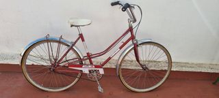 Bicicleta Movilette antigua roja