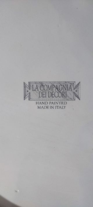 Piatto portata artigianale Made in Italy