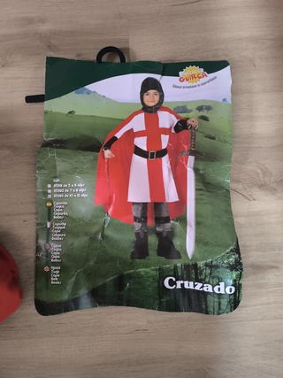 Disfraz Cruzado Niño Talla 10 a 12 años.