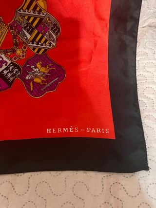 Foulard Hermès Rosso Multicolore