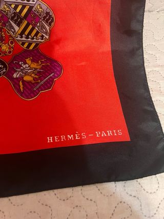 Foulard Hermès Rosso Multicolore