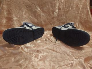 Nike Air Jordan 1 Mid Blu/Bianco Tg 44