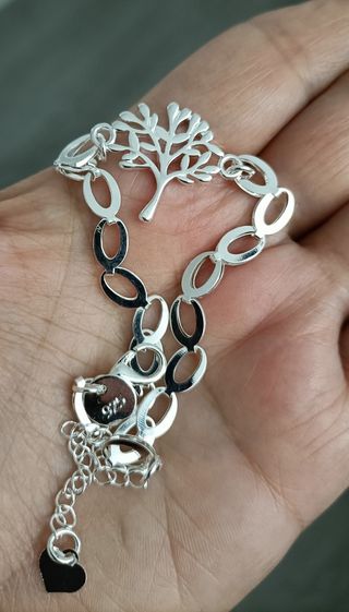 Pulsera árbol plata