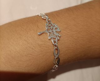 Pulsera árbol plata