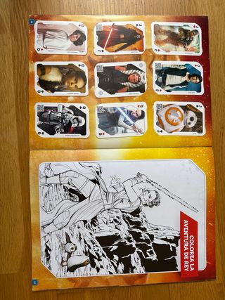 Álbum completado de Star Wars