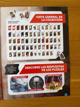 Álbum completado de Star Wars