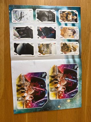 Álbum completado de Star Wars