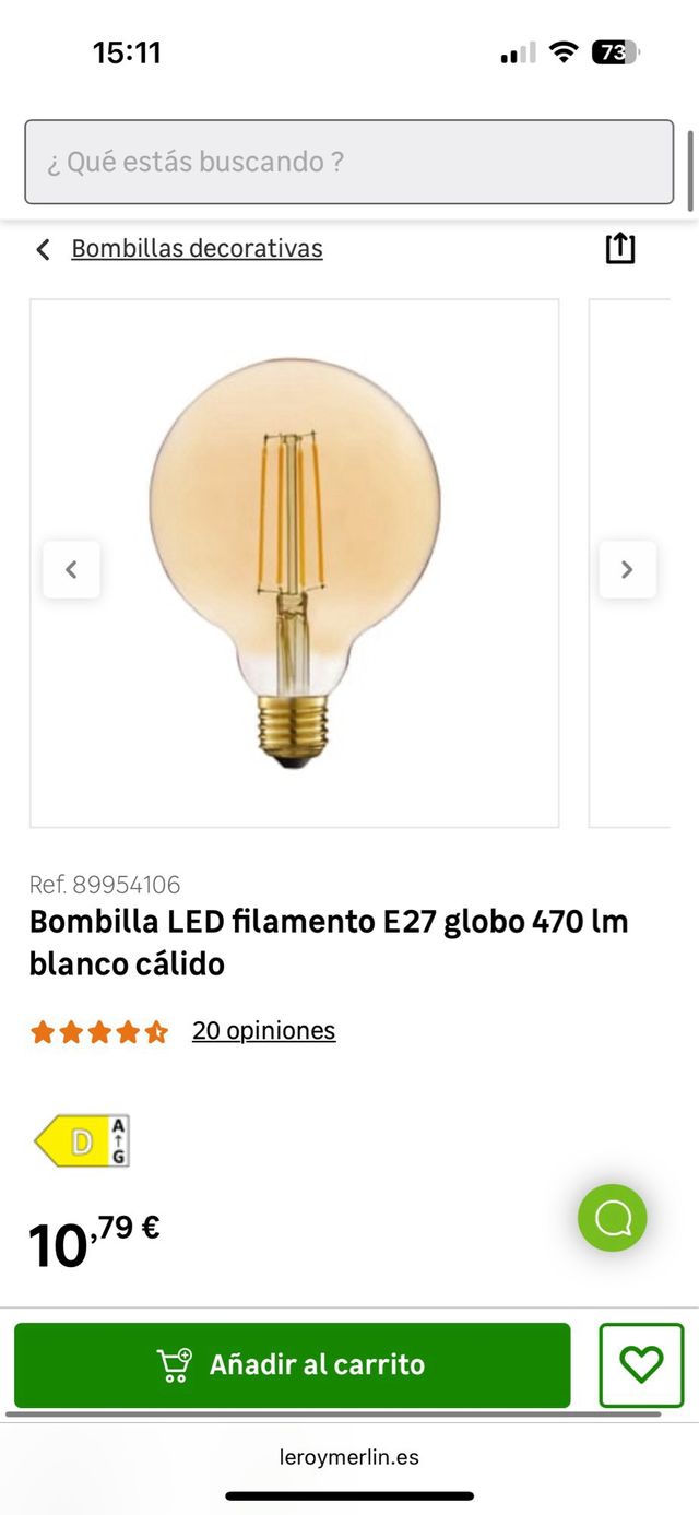 2 Lámparas Colgantes con las 2 Bombillas visibles