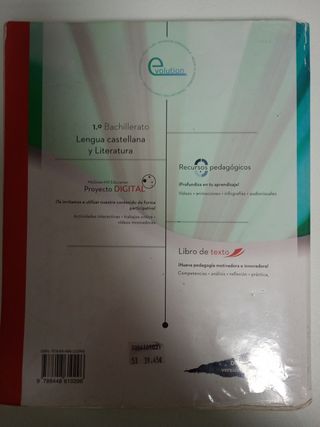 Lengua castellana y literatura 1 Bachillerato. ...