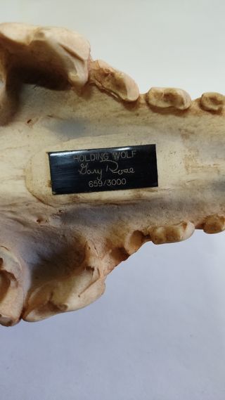 Figura Arte Indio Americano Lobo