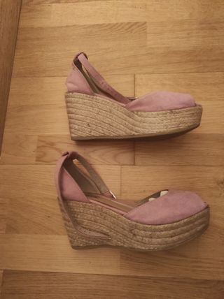 Sandalias Emma Rosas esparto