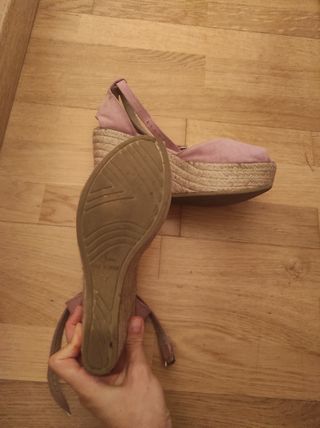 Sandalias Emma Rosas esparto