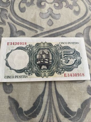 Billete 5 Pesetas Banco de España 1951