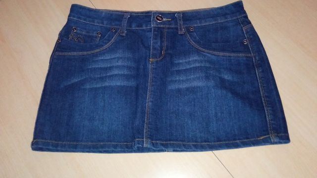 Falda vaquera azul