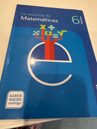 saber hacer contigo . matemáticas 6 primaria