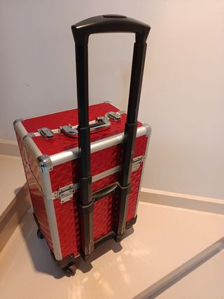 Maletín de carro SONGMICS rojo