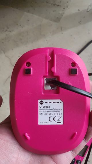 Teléfono Motorola Rosa