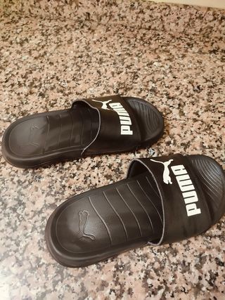 Chanclas Puma Negras Talla 37-38
