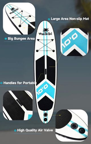 Tabla de paddle surf Waikiki 10' con accesorios