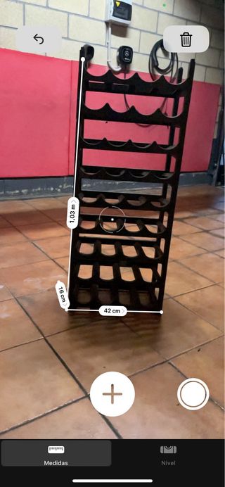 Botellero desmontable por niveles