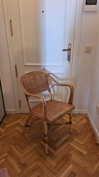 Silla de Rattan Natural