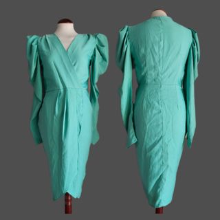 Vestido fiesta verde S/36