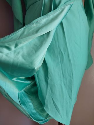 Vestido fiesta verde S/36