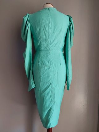 Vestido fiesta verde S/36