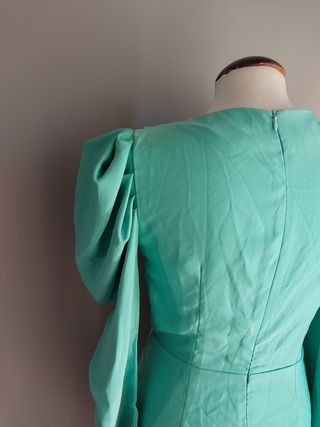 Vestido fiesta verde S/36