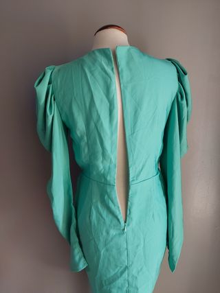 Vestido fiesta verde S/36