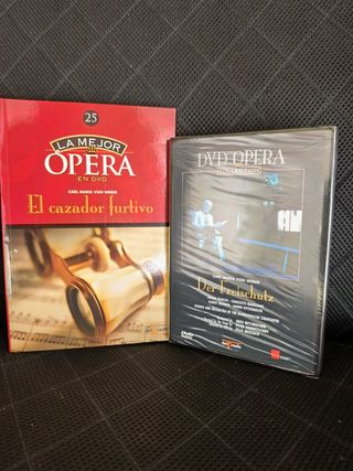 Libro y DVD El cazador furtivo Ópera