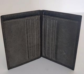 Portacarte 8 tasche nero/grigio